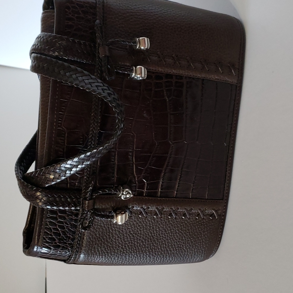 Vintage chocolate Brighton handbag